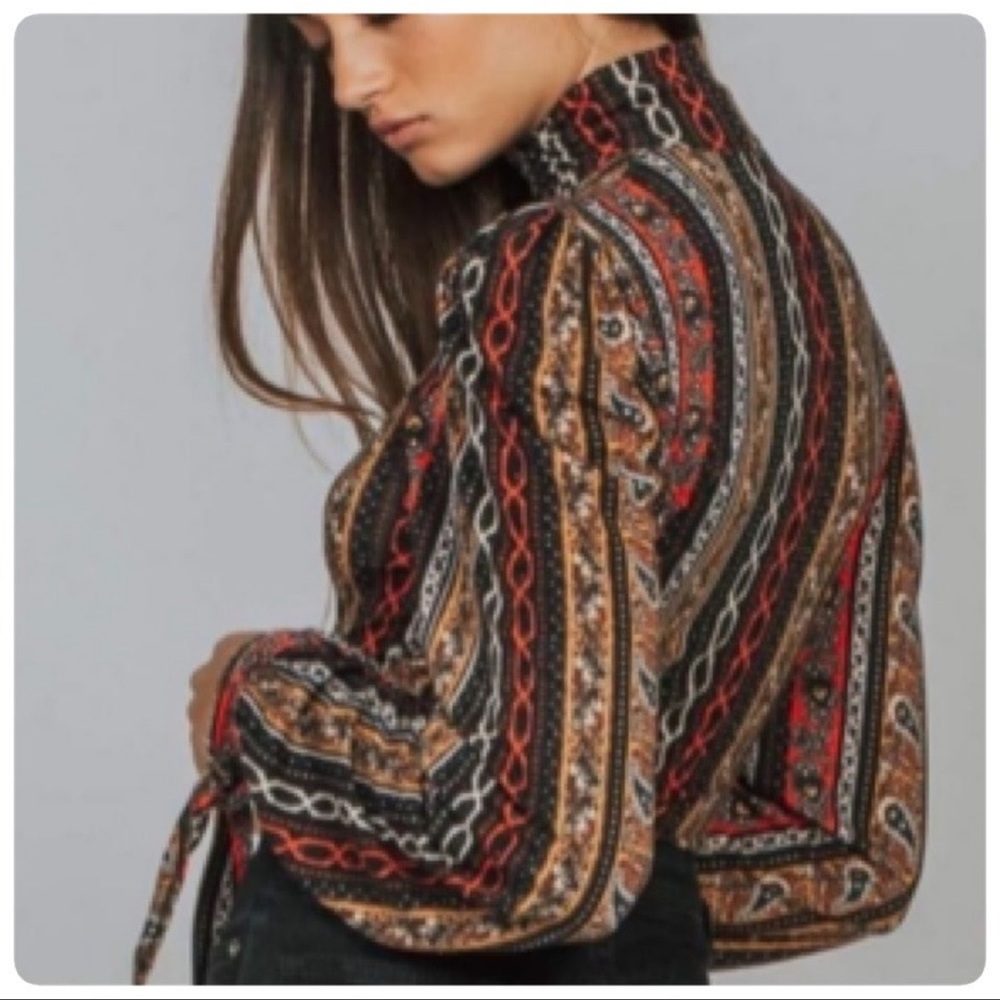 Free People Donatella Retro Turtleneck Size XS - Picture 5 of 14